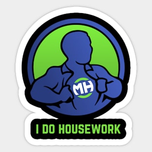 Front: I Do Housework Back: Husband of the Year Sticker